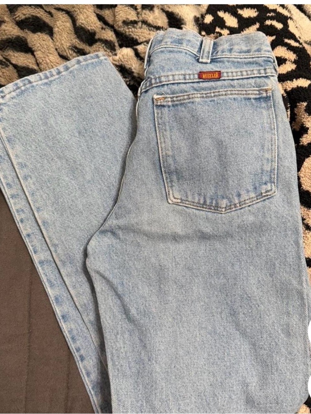 Rustler Light Blue Straight Leg Women’s Jeans